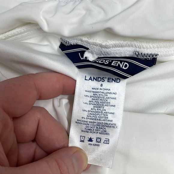 8 Lands End Swim Skirt A02 6468 - Picture 5 of 9